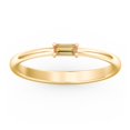 thumbnail image 2 of East-West Stackable Baguette Ring in 10K Yellow Gold, 2 of 3