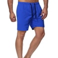 thumbnail image 2 of KIHOUT Shorts d'Été Mode Homme Taille Élastique Mi-Haute Poches Larges Short Bandage, 2 of 4