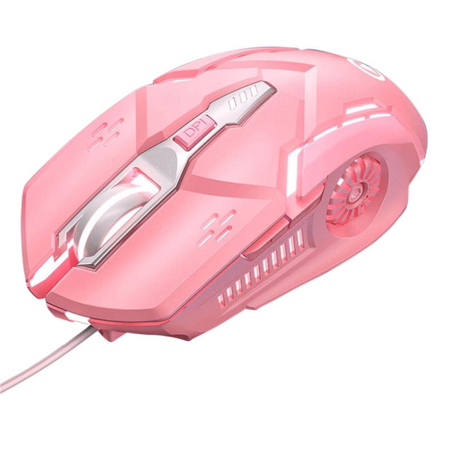 facefd Gaming Mouse 6D 3200DPI Adjustable Wired LED Computer Mice Silent Mouse for Laptop PC No.3
