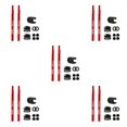thumbnail image 1 of ZheElen Polyvalent Tubeless Pneu Presta Valve Extender pour et Vélos de Route 2 Pcs 80mm Rouge 50mm 80mm 5Set, 1 of 6