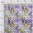thumbnail image 2 of oneOone Tissu Polyester Spandex Violet pour Robe de Plage Tissu Imprimé au Mètre 56 Pouces de Large, 2 of 4