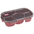thumbnail image 1 of Microwave Divided Plate Lunch Box with 5 Compartments Portable Bento Case Separate Dinning Food Tray for Student Office, 1 of 2