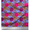 thumbnail image 1 of Soimoi Rayon Fabric Flower Artistic Fabric Prints By Yard 42 Inch Wide, 1 of 3