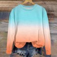thumbnail image 4 of Yuyuzo Chandails en Molleton pour Filles Col Rond Manches Longues Décontracté Confortable Bloc de Couleur Pull d'Automne, 4 of 4