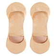 thumbnail image 2 of lionlar Womens Low Cut No Show Liner Invisible Stretchy Solid Causal Boat Socks Flesh, 2 of 6