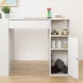 thumbnail image 1 of South Shore Crea Counter-Height Craft Table with Storage, Pure White, 1 of 17