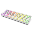 thumbnail image 2 of Clavier Mécanique Filaire Gateron avec Commutateur Optique, Touches Pouding, RVB, 61 Touches, Clavier de Jeu à Commutation à Chaud, 2 of 6