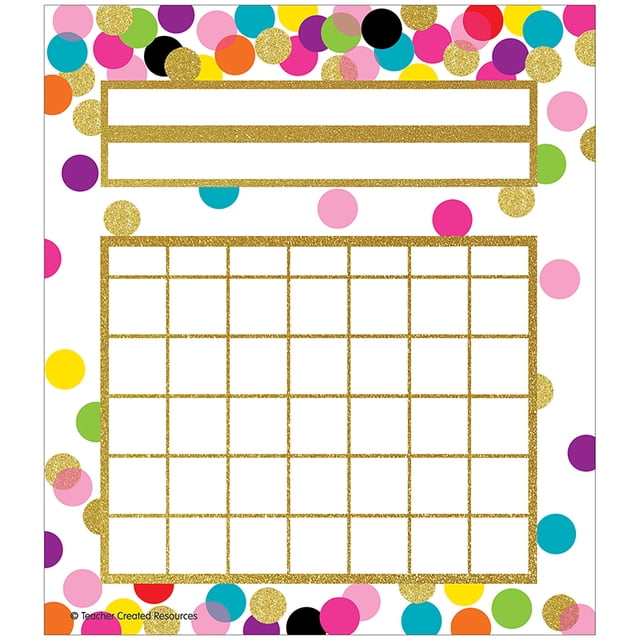 TEACHER CREATED RESOURCES Tableaux Incitatifs Confettis