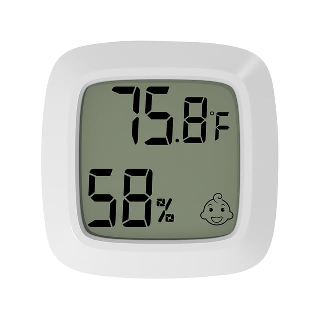 Mini Hygromètre d'Intérieur pour Bébé, Hygromètre de Chambre avec Absorption Magnétique