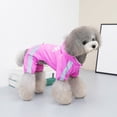 thumbnail image 3 of TIELUTT Dog Raincoat with Clear Hood Poncho Rain Jacket For Small Medium Dogs Nighttime Reflective Strip Pet Dog Swimming Vest Ruff Life Dog Raincoats for Medium Dogs No Hood Outward Life Jacket Dog, 3 of 4