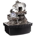 thumbnail image 2 of OK Lighting Fontaine de Table Wolf de 10,25 Po H, Noire, 2 of 9