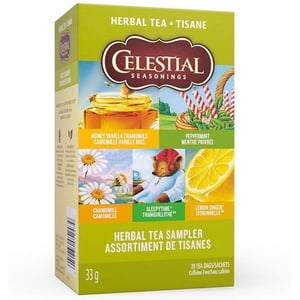 Celestial Seasonings - Assortiment de thé à base de plantes 20 Sachets