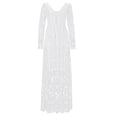 thumbnail image 5 of Ketyyh-chn99 Robes Formelles pour Femmes et Robes de Soirée Robe de Mariée Robe Maxi Soirée Élégante Robes Élégantes Robe de Soirée Formelle pour Invitée de Mariage Blanc,m, 5 of 5