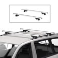 thumbnail image 2 of HOMCOM 165lbs Roof Top Rack 2 PC Aluminum Cross Bars Lockable Adjustable, 2 of 10