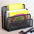 thumbnail image 3 of Mesh Letter Sorter Mail Document Tray Desk Office File Organiser Holder Multifunctional File Storage, 3 of 11