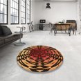thumbnail image 4 of Ahgly Company Tapis Rectangulaire Lavable en Machine Intérieur Transitionnel Rouge Bordeaux, 3 Pieds x 5 Pieds, 4 of 7