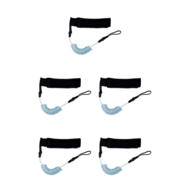 relayinert 1/2/3/5 Elastic Leash for Paddle Safety Rods and Boats Stretchable and Resilient Blue 45cm 5PCS