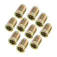 thumbnail image 1 of veasfak Lot de 10 Pcs Vis d'Interface en Bois pour Fixation de Meubles M8*15, 1 of 1