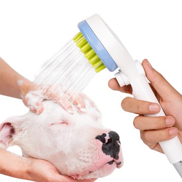 Yeacher Pet Combing Shower Sprayer Pet Dog Bathing Grooming Massage Brush Tool Water Sprinkler Brush for Dogs Cats