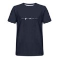 thumbnail image 4 of Chemises pour Hommes, Hommes Imprimé Col Rond Décontracté Mode Manches Courtes Blouses Col Rond Chemises, 4 of 5