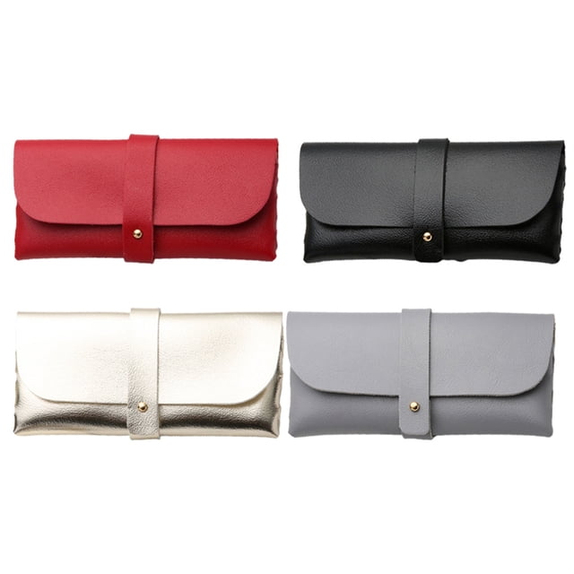 4 Pcs 1 Sac Sacs pour Lunettes Polyvalents Élégants Confortables Contenants pour Lunettes