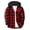 Red#mens sweater clearance sale, variant on aohooy Men's Flannel Hoodie Shirts Lightweight Button Down Plaid Shirt Jackets Fall Long Sleeve Stylish Hooded with Pocket 2025 Red,L