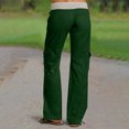 thumbnail image 4 of Timegard Pants for Women Low Waisted Drawstring Cinch Bottom Straight Leg Outdoor Cargo Pants with Pockets, 4 of 7