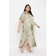 thumbnail image 3 of Oussum Robe Caftans pour Femme Grande Taille Imprimée Longue Maxi à Boutons Robes Caftan, 3 of 7