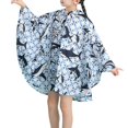thumbnail image 1 of Children‘s Boys Girls Dinosaur Rainbow Printed Button Rain Jacket Hooded Windproof Raincoat, 1 of 4