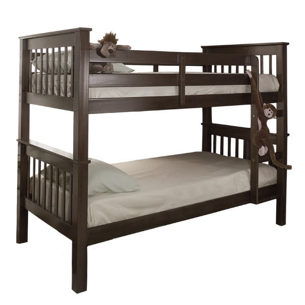 Mission Twin over Twin Bunk Bed with Trundle
