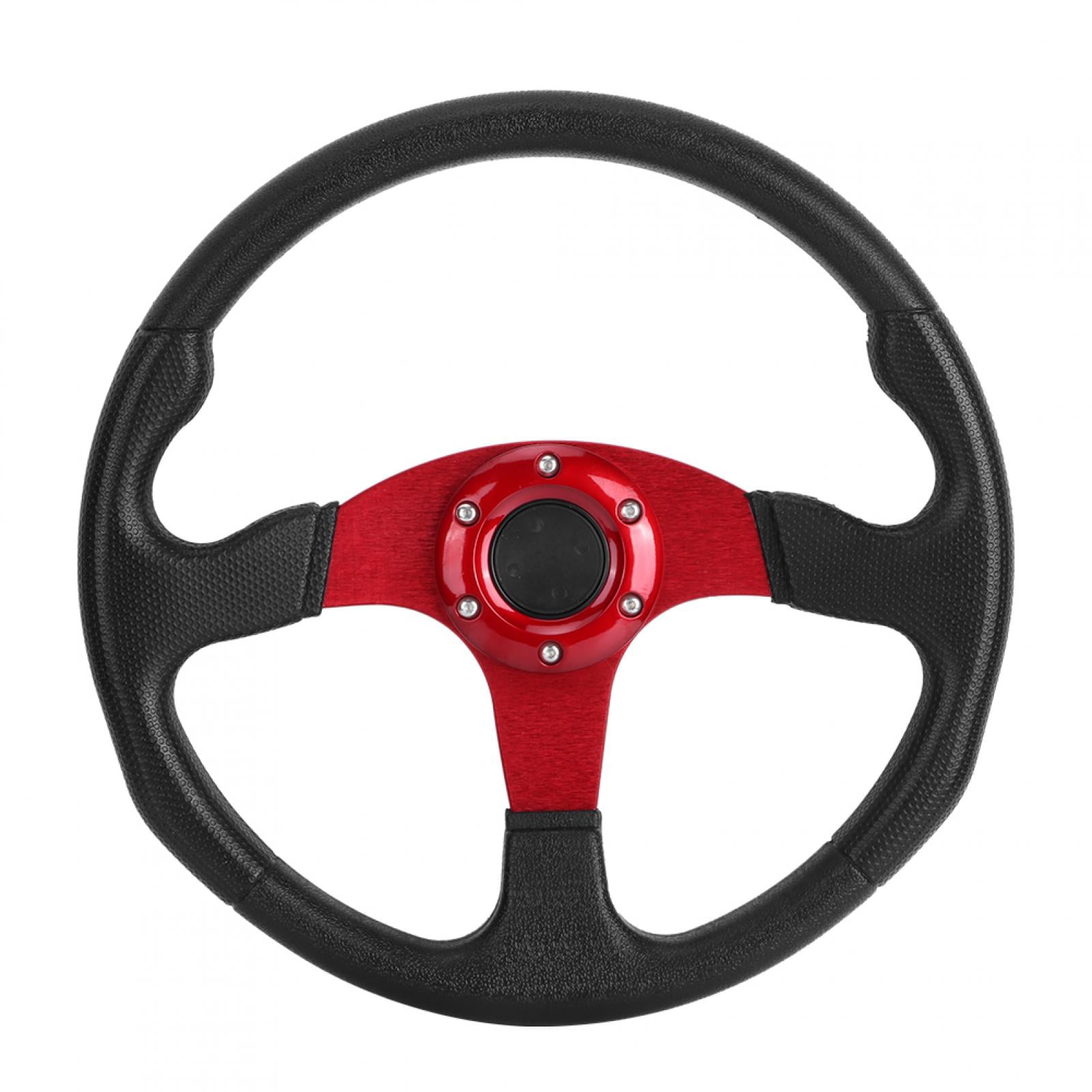 Khall Volant de Course Sport pour Voiture 350 Mm/14 Po 6 Boulons Universel Modifié
