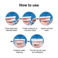 thumbnail image 4 of Disposable Plastic Dental Floss Picks with Toothpick Function - 100 Count per Pack for Oral Care and Teeth Cleaning, 4 of 6