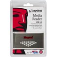 thumbnail image 1 of Kingston Digital USB 3.0 Super Speed Multi-Card Reader for SD/SDHC/SDXC/microSD/MS/Compact Flash CF Cards (FCR-HS4), 1 of 6