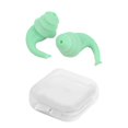 thumbnail image 1 of 2x Bouchons d'Oreilles Imperméables pour Dormir Portables Doux Réduction de Bruit Natation F1R0, 1 of 9