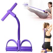 2025 New Resistance Bands with Handles, 21 Fitness Resistance Bands-4 Tube Pedal Ankle Puller Stretching Bands for Arm and Leg Workouts, Elastic Yoga Pedal Puller Stretch Band for Exercise