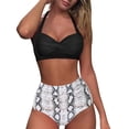 thumbnail image 2 of Maillots de Bain une Pièce pour Femmes Maillot de Bain Aguichant pour Femmes à Poitrine Haute Contraste Dégradé Bikini Deux Pièces, 2 of 6