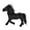 Black, variant on Stuffed Animals Horse Decorative for Holiday Animal Themed Parties Bedroom Black