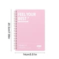 thumbnail image 2 of Tyidzon A5 Horizontal Thickened Coil Notebook Excerpt Colorful Plastic Cover Student Notebook Quality Writing Paper No Additive, Back to School Supplies, 2 of 6
