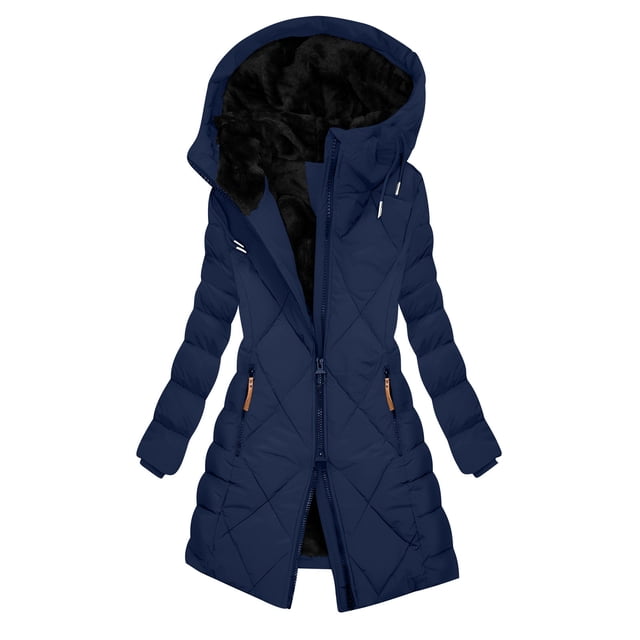 Winter Coats for Women - Regular Length, Padded - Casual, Everyday Use