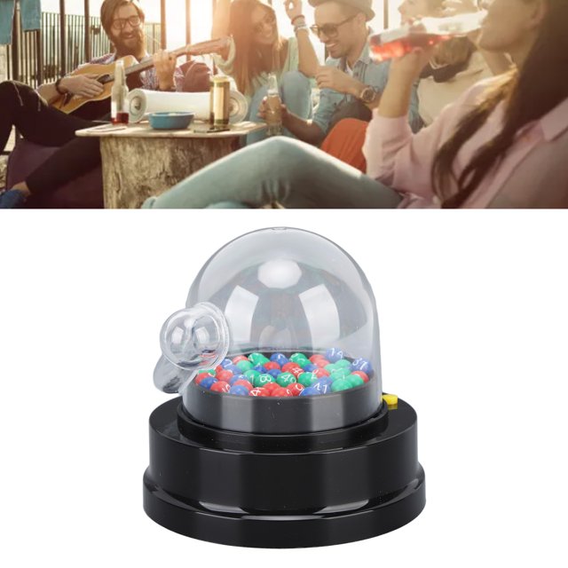 Mini Shaker de Chiffres Porte-Bonheur, Machine à Balles Porte-Bonheur Électrique à Secouer Facile à Transporter pour Fête
