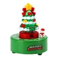 thumbnail image 2 of Christmas Tree Toy Sets, Crystal Ball Music Box, Mini Christmas Tree With Light, Rotating Snowman, 360 Rotation, Classic Christmas Song, Kids Holiday Gift, Decoration Toy, 2 of 9