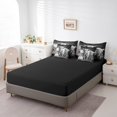 thumbnail image 4 of YST Highland Cow Bed In A Bag Rustic Cow Comforter Set,Western Retro Animal Bedding Sets 7-Piece Queen Stuffing Wildlife Quilt with Flat Fitted Sheet, 4 of 5