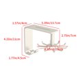 thumbnail image 3 of HOARBOEG Utensils Hanging Rack Kitchen Utensil Hooks 360 Rotating Wall Mounted Kitchen Wall Organizer For Brush Pots Gloves Spoons 10ML, 3 of 6