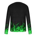 thumbnail image 5 of TIMIFIS T-Shirt en Coton à Manches Longues pour Homme, Chemises Imprimées Graphiques, Hauts - Greenfall, 5 of 5
