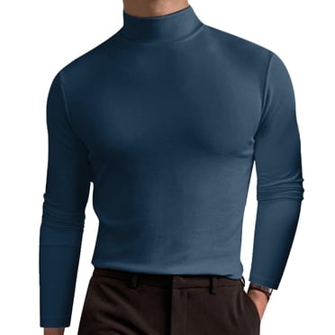 Ketyyh-chn99 Chemises pour Hommes 2024 Chemise de Base Unie T-Shirts à Manches Longues pour Hommes T-Shirt Respirant Vin,m