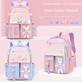 thumbnail image 2 of Primary School Schoolbag Female Cute Princess Large Capacity Lightweight Backpack for Children Grade 1-6,Student backpack with cute and fun patterns, lightweight and large capacity., 2 of 5