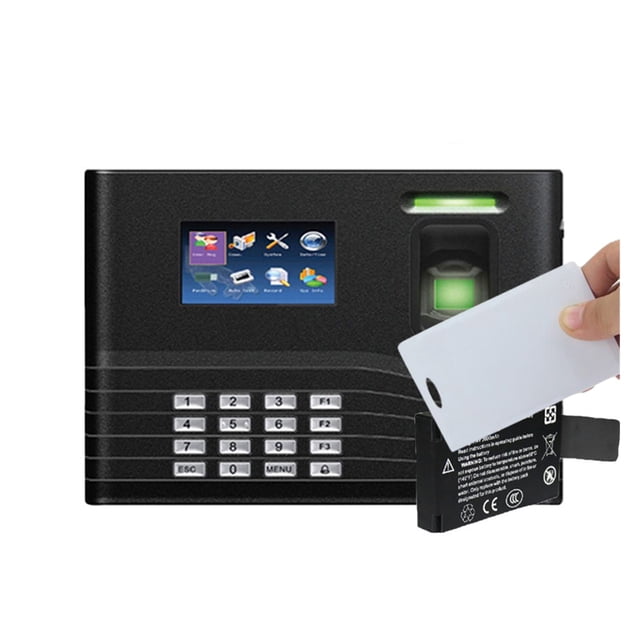 ZK IN01-A TCP/IP USB Biometric Fingerprint Door Access Control And Time Attendance System With Battery Optional RFID Card Reader ,Accurate Calculations