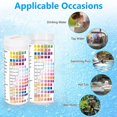 thumbnail image 3 of EIGTHTAIL Trousse de Test d'Eau Potable 16 en 1 Trousses de Test pour 100 Pcs Bandes de Qualité Chlore Libre, 3 of 5