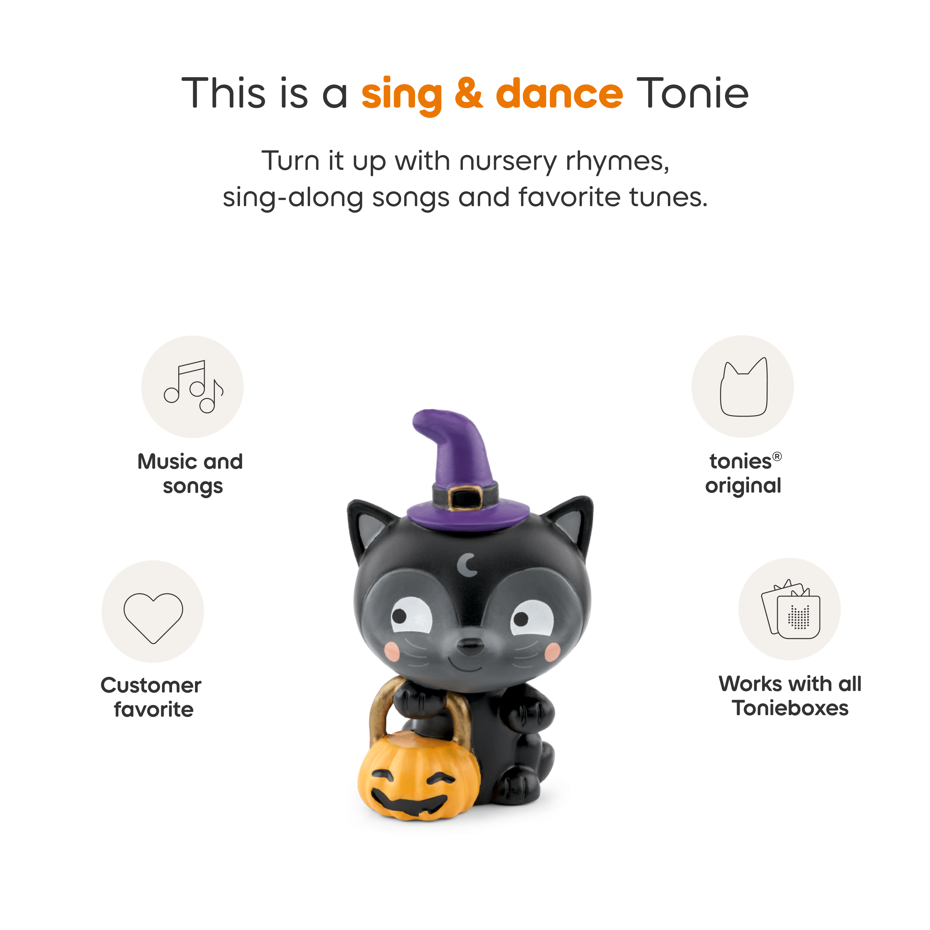 tonies Favorite Children's Songs: Halloween & Spooky Songs 2 Tonie Figurine