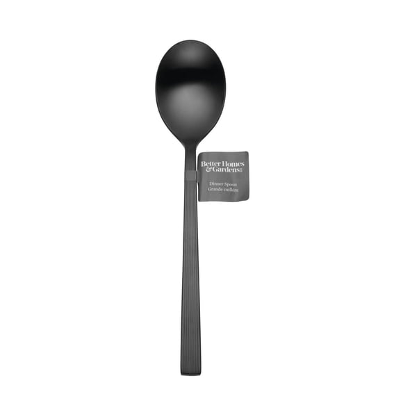 Better Homes & Gardens River Black Satin Dinner Spoon
